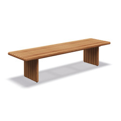 Deck Sofa Table 185 cm | open base | Gloster Furniture GmbH
