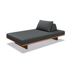 Deck 223 cm Seating Unit | Tumbonas | Gloster Furniture GmbH