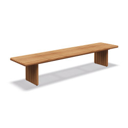 Deck Sofa Table 223 cm | open base | Gloster Furniture GmbH