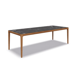 Lima 244 cm Dinner Tabel Ceramic Nero | Tabletop rectangular | Gloster Furniture GmbH