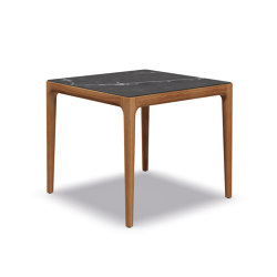 Lima 87 cm Quardrat Ceramik Nero | Dining tables | Gloster Furniture GmbH