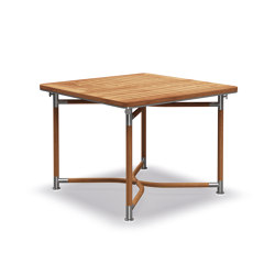 Square Folding Dining Table 100cm | foldable | Gloster Furniture GmbH