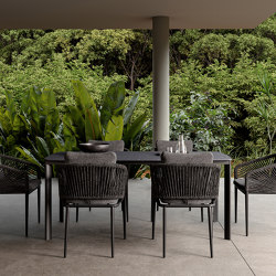 Claude Charcoal Dining Set | Mobiliario | SNOC