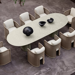 Miura-bisque Dining Table | Dining tables | SNOC