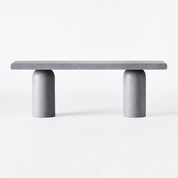 Console Table Grey | Panel base | Dustydeco