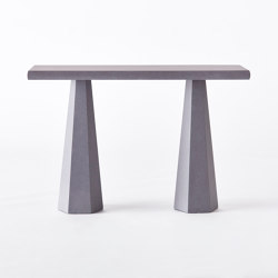 Hexagon Console Table Grey | Consolle | Dustydeco