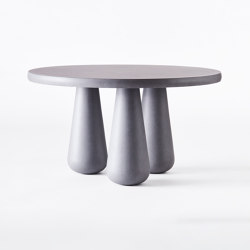 Round Dining Table Grey | Esstische | Dustydeco