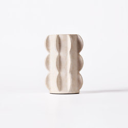 Arcissimo Vase White Medium | Floreros | Dustydeco