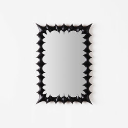 Brutalist Mirror Small Black | Miroirs | Dustydeco