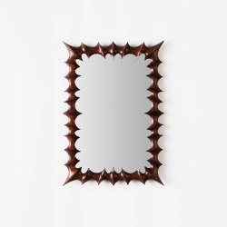 Brutalist Mirror Small Natural Wood | Spiegel | Dustydeco