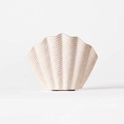 Concha Vase White Medium | Floreros | Dustydeco