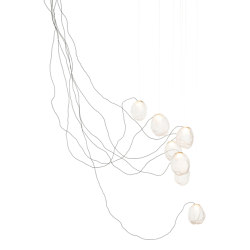 Series 73.7V sculptural cable - clear | Lámparas de suspensión | Bocci