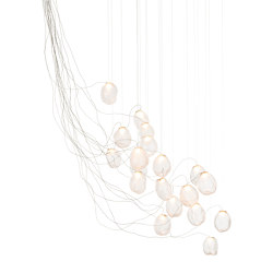 Series 73.19V sculptural cable - clear | Suspended lights | Bocci