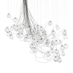Series 73.61V sculptural cable - clear | Lámparas de suspensión | Bocci