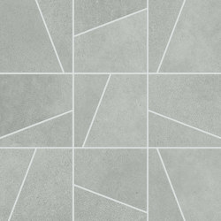 Strata | Mosaic Decor Edge - Quartz | Keramik Fliesen | AGROB BUCHTAL