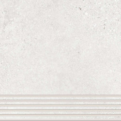 Trio | Stair Tile - Ivory White | Carrelage céramique | AGROB BUCHTAL