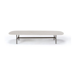 Calipso Rectangular coffee table 80x35 h7 | open base | Ethimo