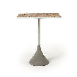Concreto Table haute 60x60 h105 | Tables hautes | Ethimo