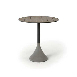 Concreto Round table Ø70 h 74 | Tables de bistrot | Ethimo