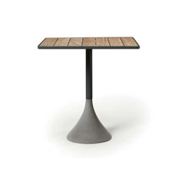 Concreto Table carré 60x60 h74 | Tables de bistrot | Ethimo