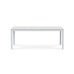 Flat Extendable rectangular dining table 160-250x100 | Esstische | Ethimo