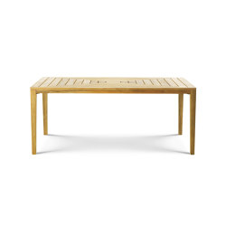 Friends Rectangular table 180x90 | Dining tables | Ethimo