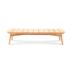 Knit Rectangular coffee table 135x75 | Tables basses | Ethimo