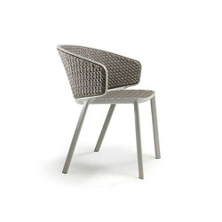Pluvia Dining Armchair - Round rope | Chairs | Ethimo