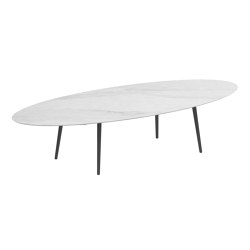 Styletto Low Dining Table 320X140 | Tabletop oval | Royal Botania