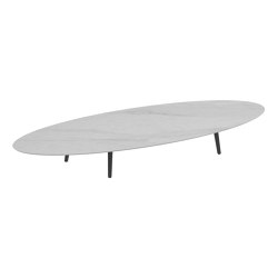 Styletto Low Lounge Table 320X140 | open base | Royal Botania