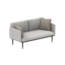 Styletto Lounge 140 Left And Right Armrests | 2-seater | Royal Botania