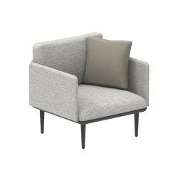 Styletto Lounge 70 Left And Right Armrests | open base | Royal Botania