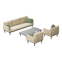 Styletto Lounge Set 4 | Sofas | Royal Botania
