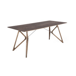 Tink table | 220x90x75 | smoked oak | Esstische | Gazzda