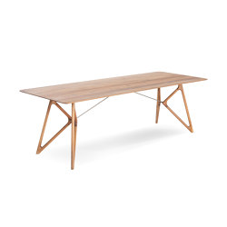 Tink table | 240x90x75 | walnut | Tabletop rectangular | Gazzda