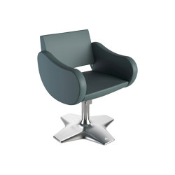 Fifties Base Cross I GAMMASTORE Styling Salon Chair | Barber chairs | GAMMA & BROSS
