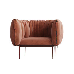 Puffer lounge chair | Sessel | Jess