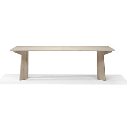 Charles wooden leg | Tabletop rectangular | Jess
