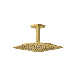 AXOR Citterio C Overhead shower 270/270 1jet with ceiling connector | Polished Gold Optic | Shower controls | AXOR