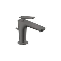 AXOR Citterio C Einhebel-Waschtischmischer 90 mit Coolstart für Handwaschbecken und Zugstangen-Ablaufgarnitur | Brushed Black Chrome | Waschtischarmaturen | AXOR