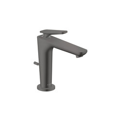 AXOR Citterio C Single lever basin mixer 125 with CoolStart and pop-up waste set | Brushed Black Chrome | Wash basin taps | AXOR
