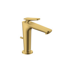 AXOR Citterio C Single lever basin mixer 125 with CoolStart and pop-up waste set | Polished Gold Optic | Wash basin taps | AXOR