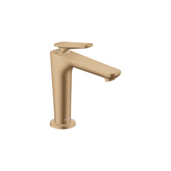 AXOR Citterio C Single lever basin mixer 125 with CoolStart and waste set | Brushed Bronze | Wash basin taps | AXOR