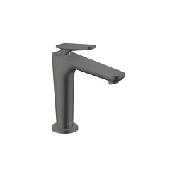 AXOR Citterio C Single lever basin mixer 125 with CoolStart and waste set | Brushed Black Chrome | Wash basin taps | AXOR