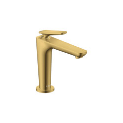 AXOR Citterio C Single lever basin mixer 125 with CoolStart and waste set | Polished Gold Optic | Wash basin taps | AXOR