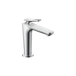 AXOR Citterio C Single lever basin mixer 125 with CoolStart and waste set - cubic cut | Wash basin taps | AXOR