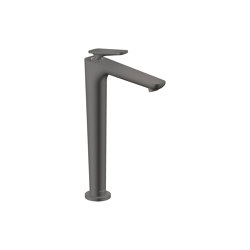 AXOR Citterio C Single lever basin mixer 250 with CoolStart and waste set | Brushed Black Chrome | Wash basin taps | AXOR