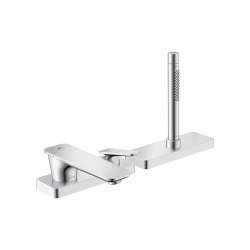 AXOR Citterio C 3-hole rim mounted single lever bath mixer with sBox | Bath taps | AXOR