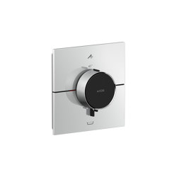 AXOR ShowerSelect ID Thermostat for concealed installation square for 2 functions with integrated security combination according to EN1717