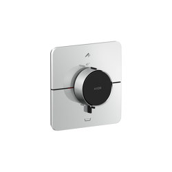 AXOR ShowerSelect ID Thermostat for concealed installation softsquare for 2 functions with integrated security combination according to EN1717 | Shower controls | AXOR